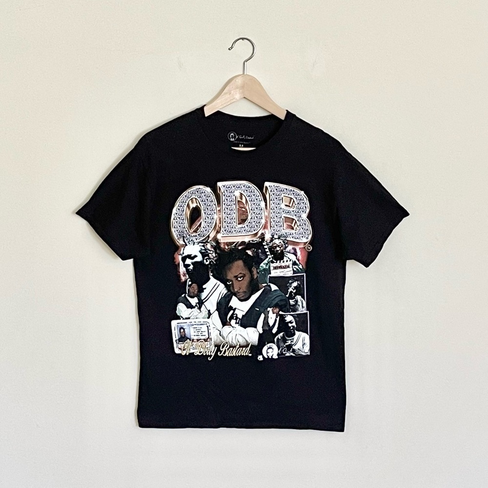ODB Ol’ Dirty Bastard Wu-Tang Rap Graphic Black T Shirt Adult size Medium